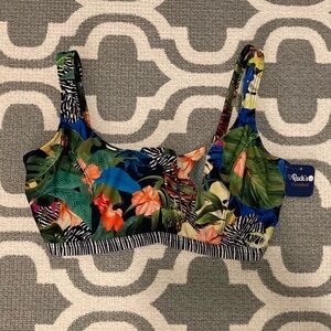 Pour Moi Havana Cami Underwire Bikini Top 38G Tropical NWT